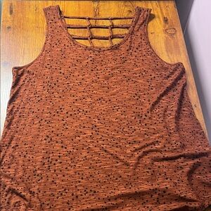 Maurices Chocolate Brown Sleeveless Tank with Strappy Back